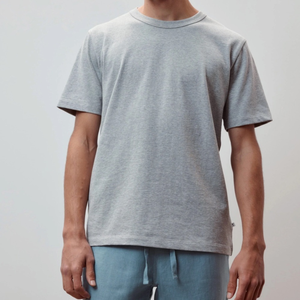 Venroy Men’s Sz Large Heavy Weight T-Shirt Cotton Grey